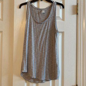 Black and White Stripped Tank Top